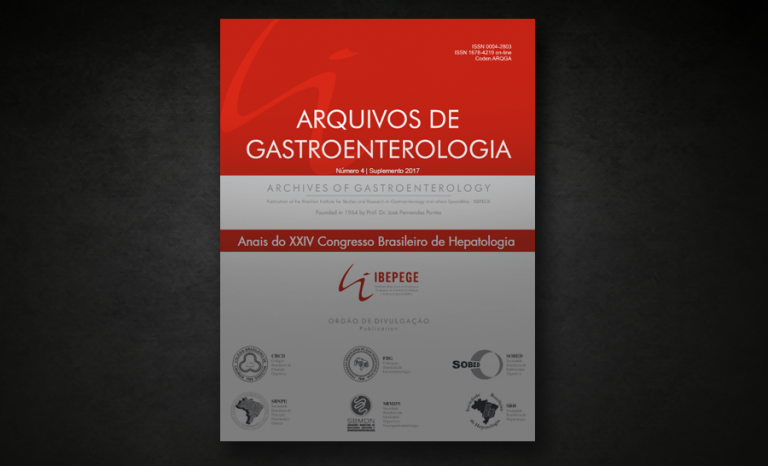 Já estão disponíveis os Anais do XXIV Congresso Brasileiro de Hepatologia
