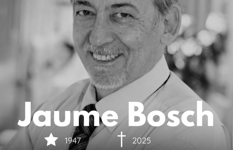 Nota de pesar: morre Jaume Bosch